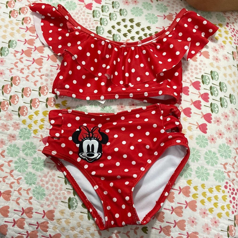 Mini mouse toddler bathing suit